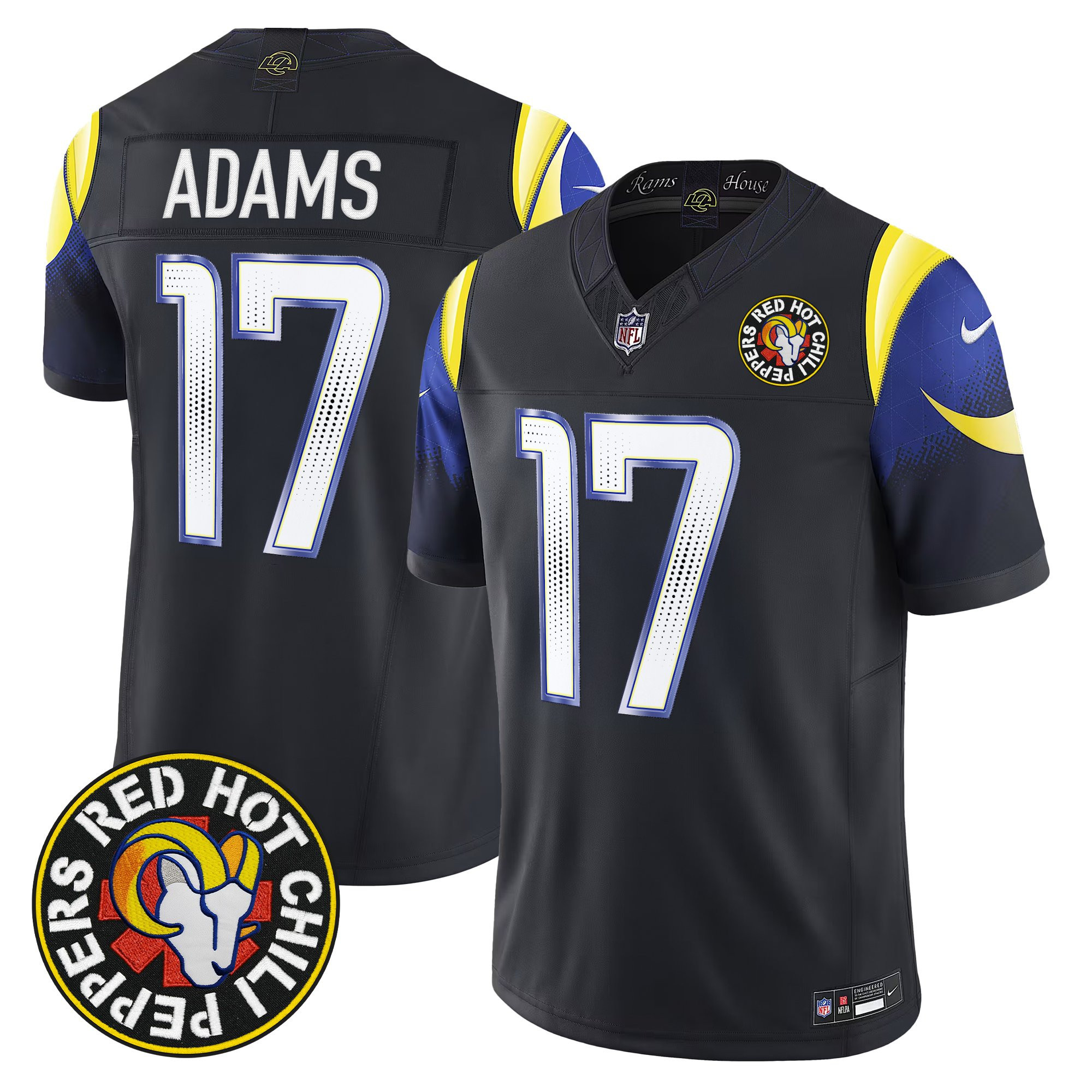 Red Hot Chili Peppers x Los Angeles Rams Vapor Limited Jersey - All Stitched - Image 10