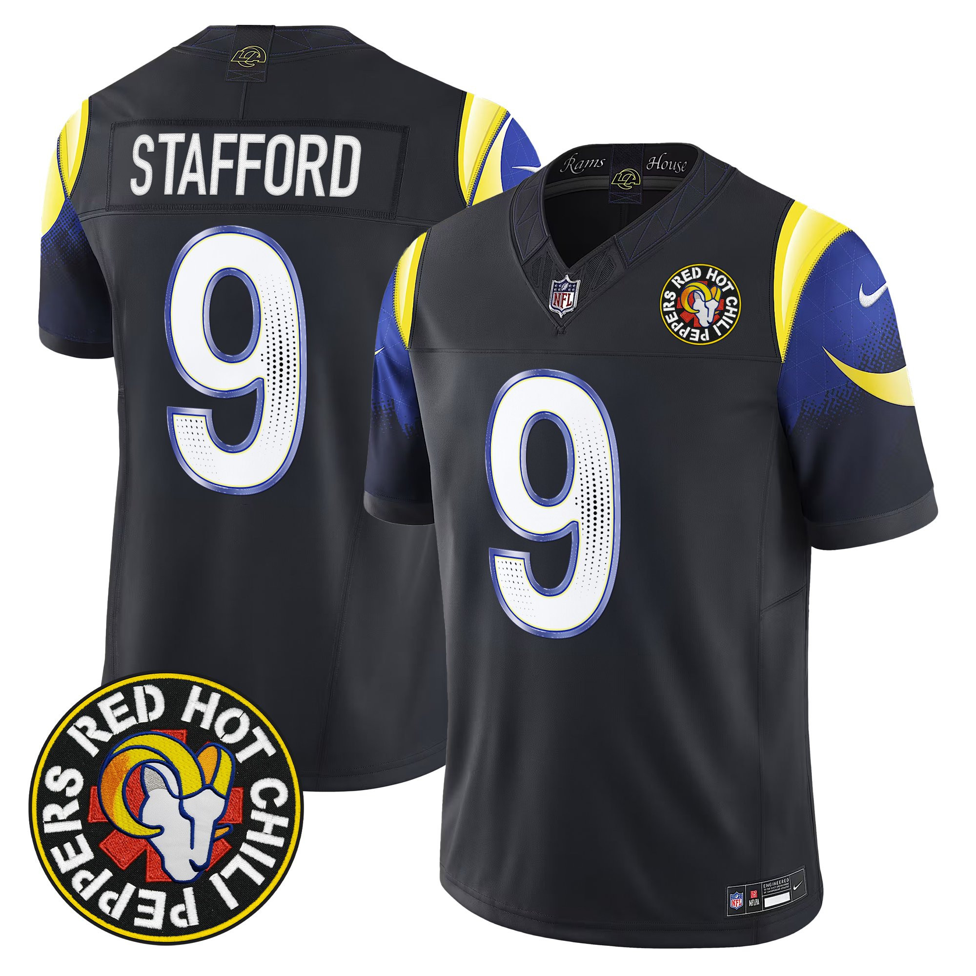 Red Hot Chili Peppers x Los Angeles Rams Vapor Limited Jersey - All Stitched - Image 5