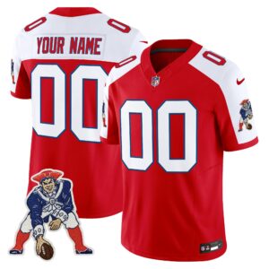 New England Patriots Throwback Vapor Limited Custom Jersey - All Stitched