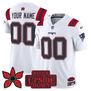 New England Patriots 'Stranger Things Edition' Vapor Limited Custom Jersey V2 - All Stitched