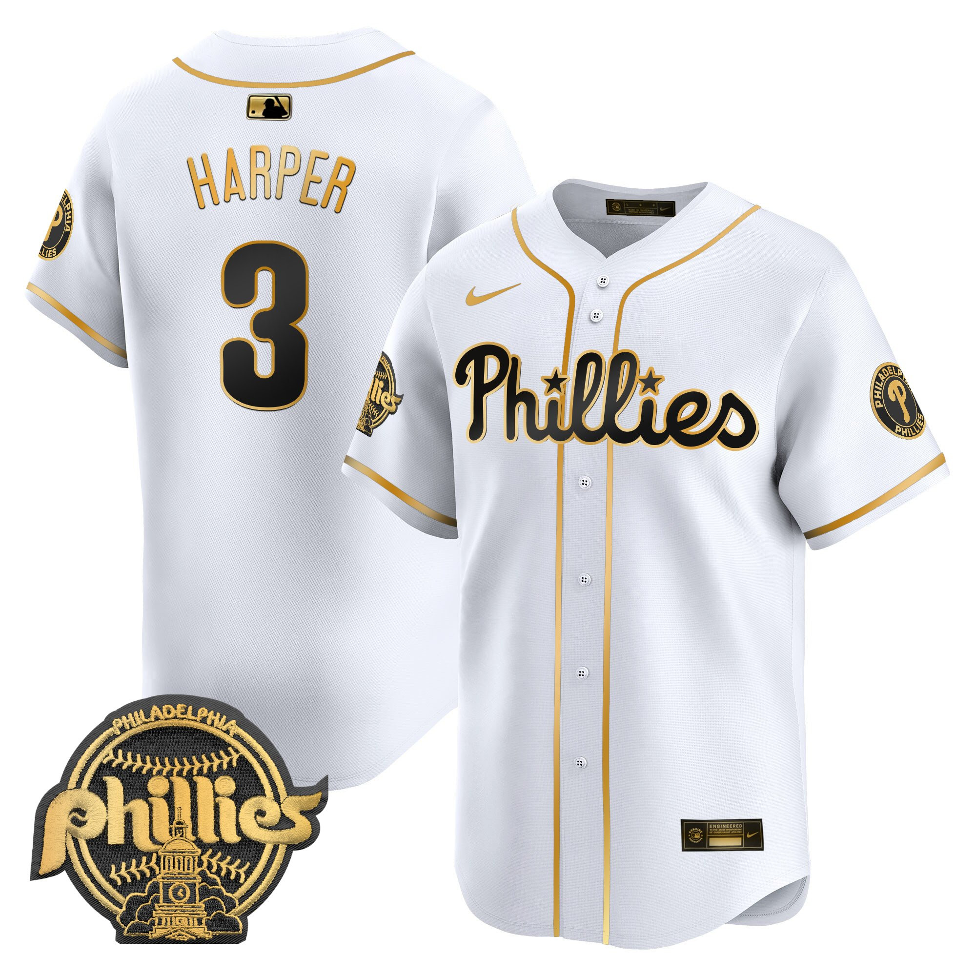 Men's Philadelphia Phillies 2025 Vapor Premier Limited Jersey - All Stitched - Image 12