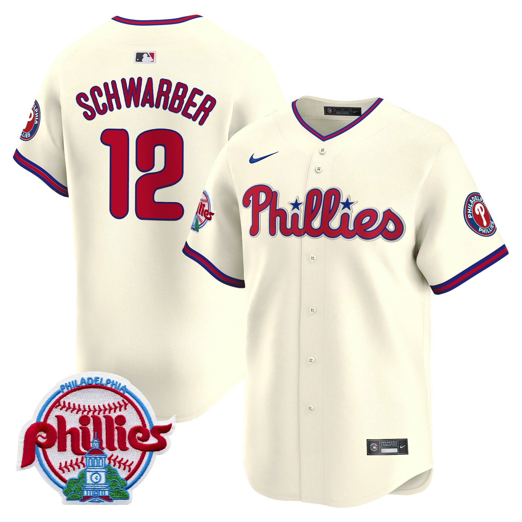 Men's Philadelphia Phillies 2025 Vapor Premier Limited Jersey - All Stitched - Image 53