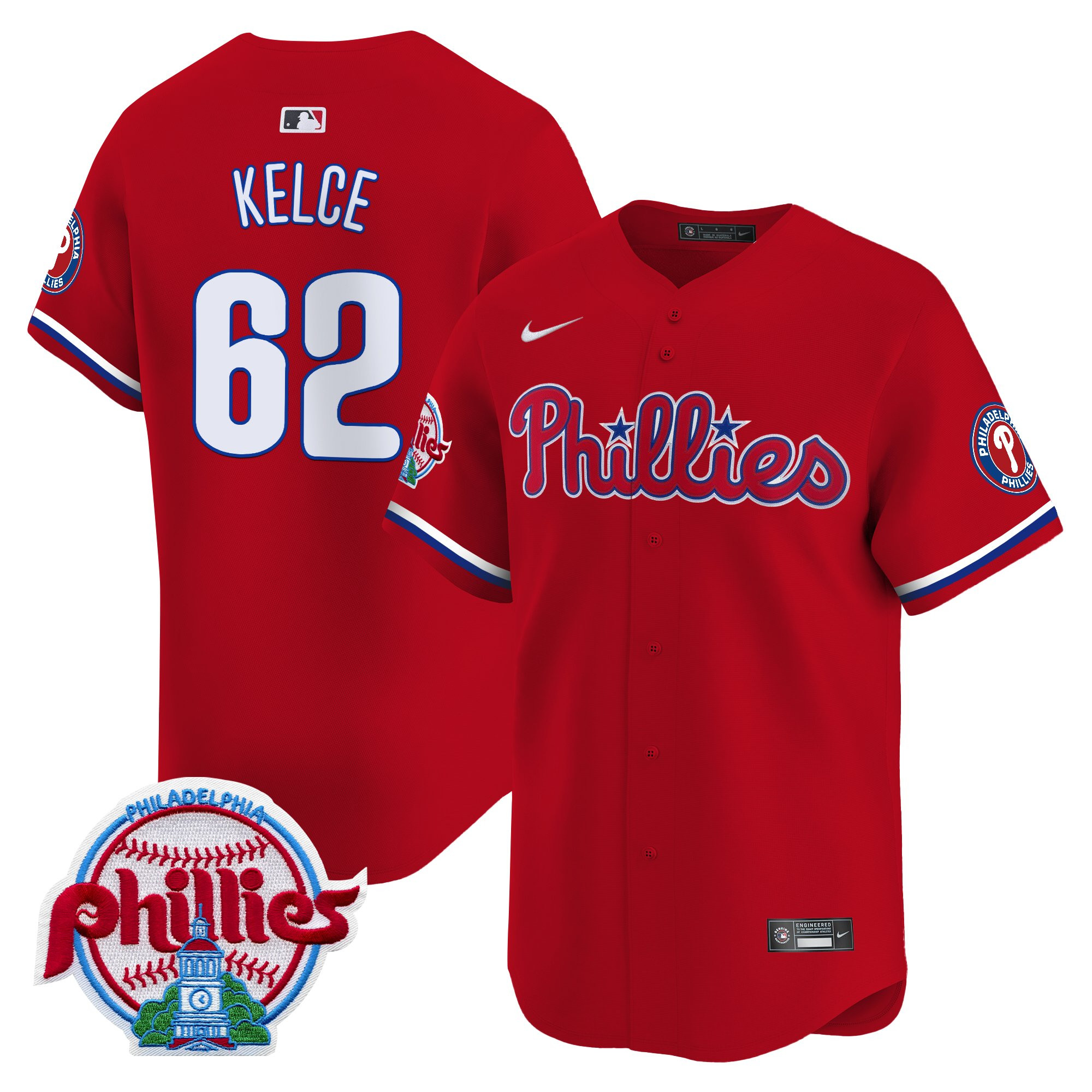 Men's Philadelphia Phillies 2025 Vapor Premier Limited Jersey - All Stitched - Image 30