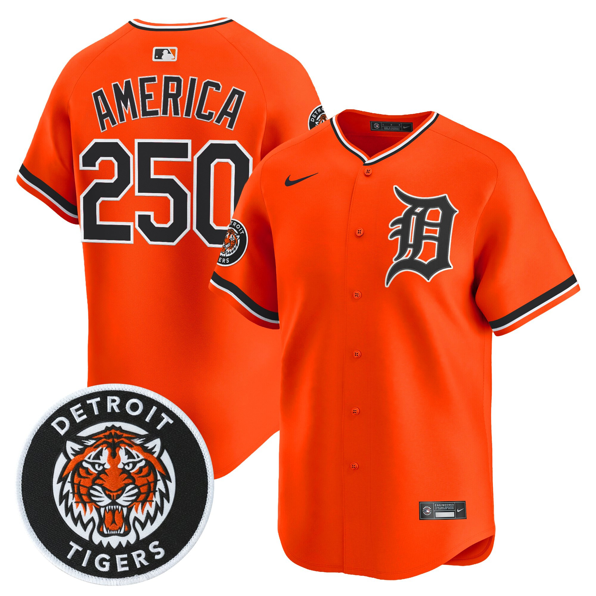 Men's Detroit Tigers 2026 Alternate Vapor Premier Limited Jersey - All Stitched - Image 14