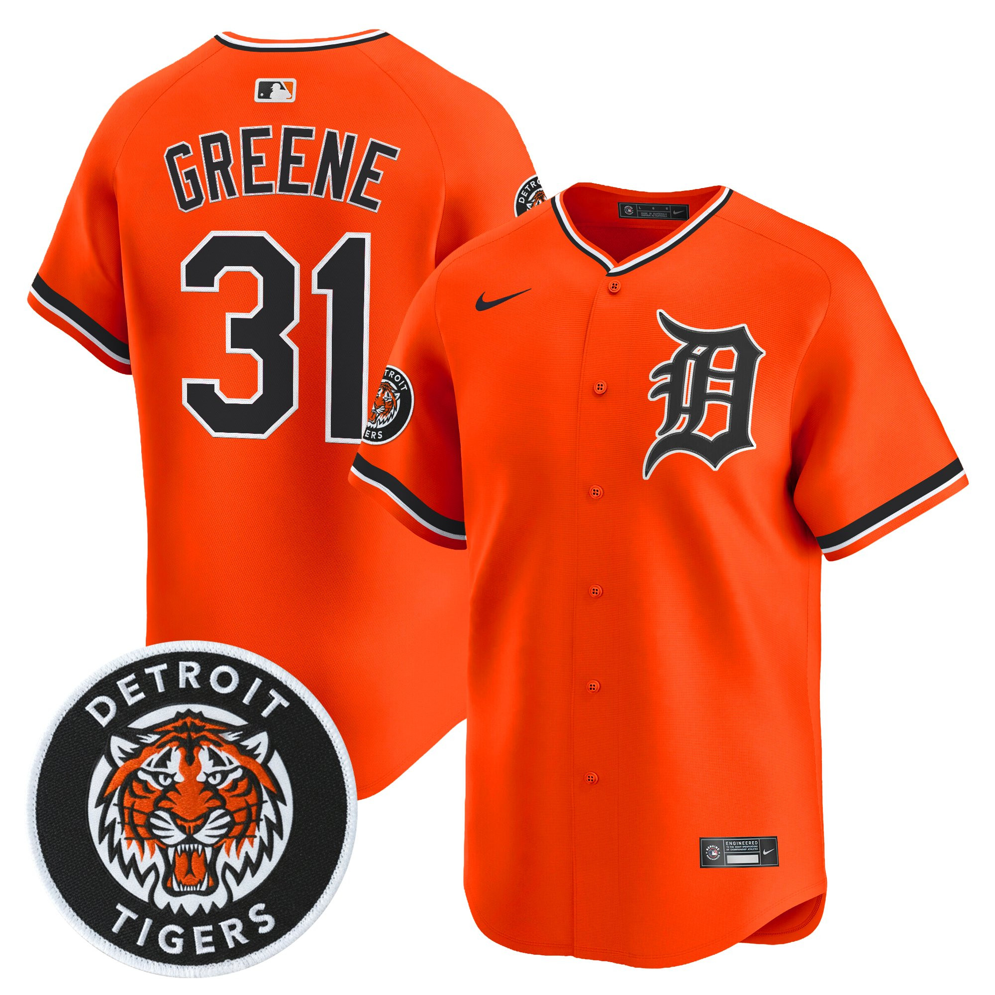 Men's Detroit Tigers 2026 Alternate Vapor Premier Limited Jersey - All Stitched - Image 16