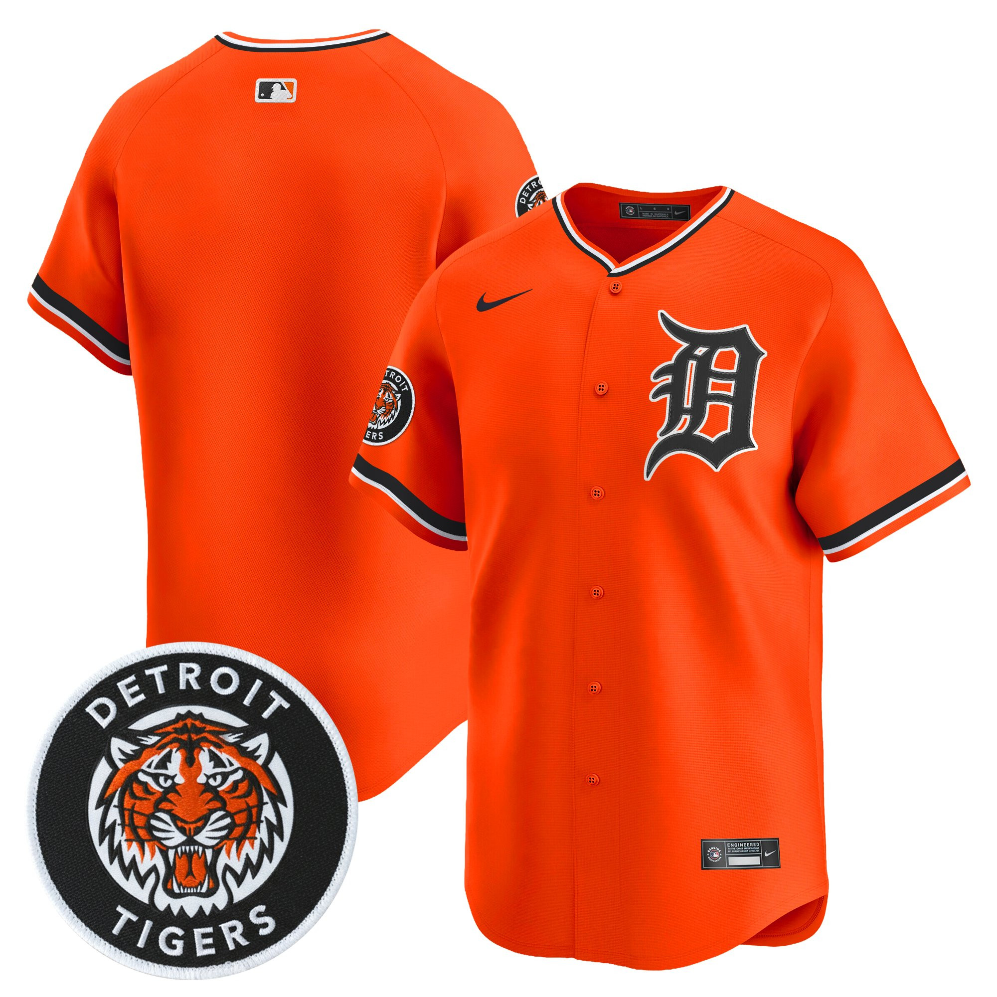 Men's Detroit Tigers 2026 Alternate Vapor Premier Limited Jersey - All Stitched - Image 24