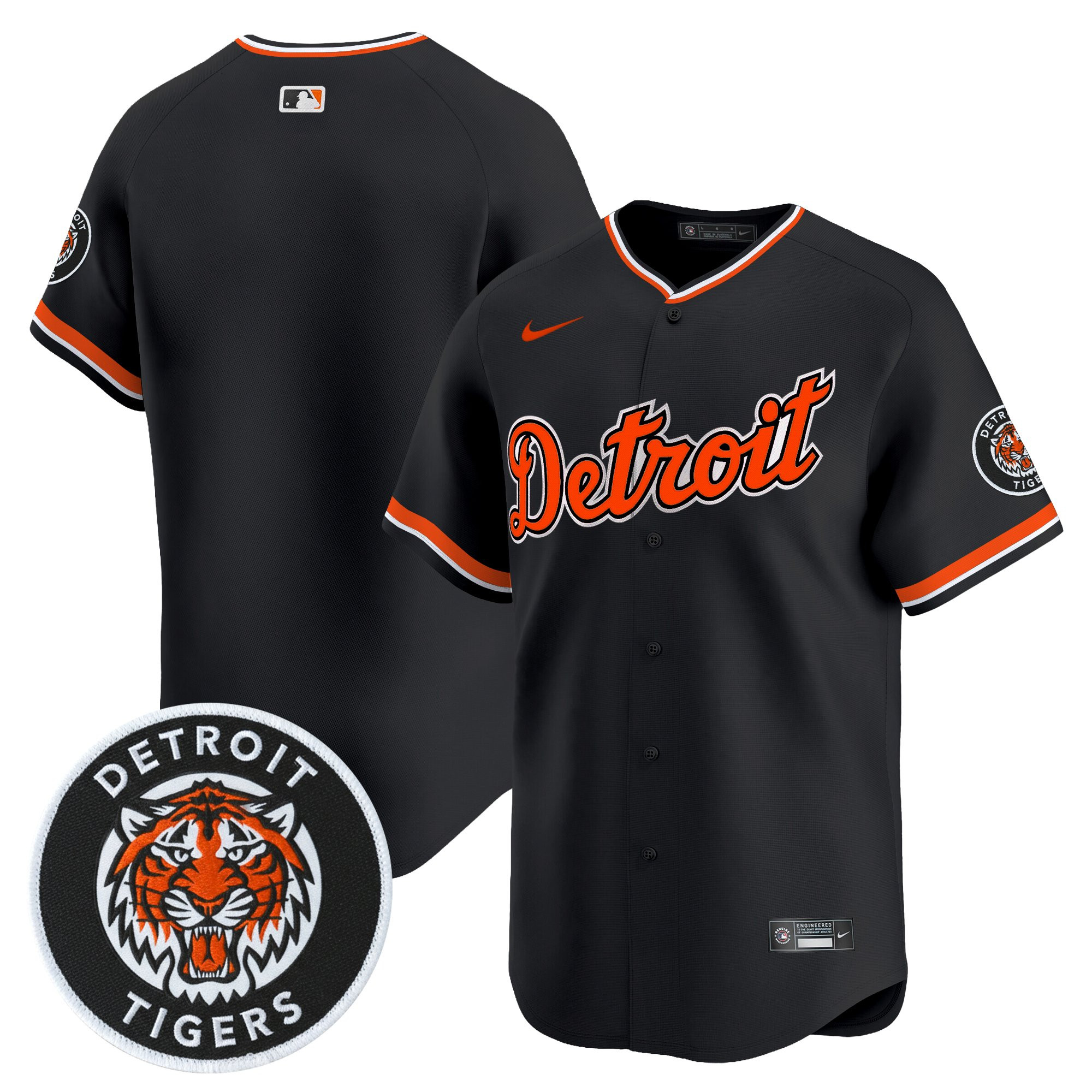 Men's Detroit Tigers 2026 Alternate Vapor Premier Limited Jersey - All Stitched - Image 12