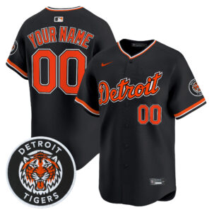 Detroit Tigers 2026 Alternate Vapor Premier Limited Custom Jersey - All Stitched