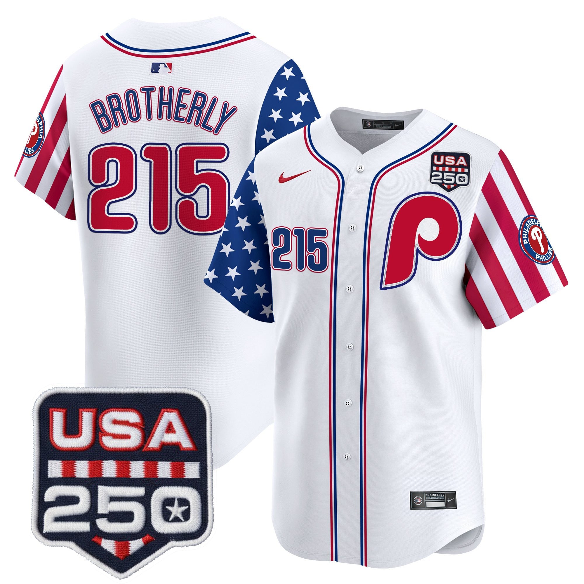 Men's Philadelphia Phillies America250 Edition Vapor Premier Limited Jersey - All Stitched - Image 36