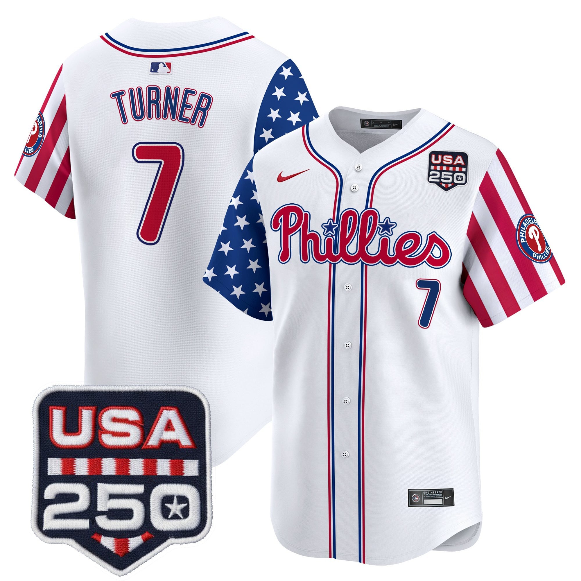 Men's Philadelphia Phillies America250 Edition Vapor Premier Limited Jersey - All Stitched - Image 6