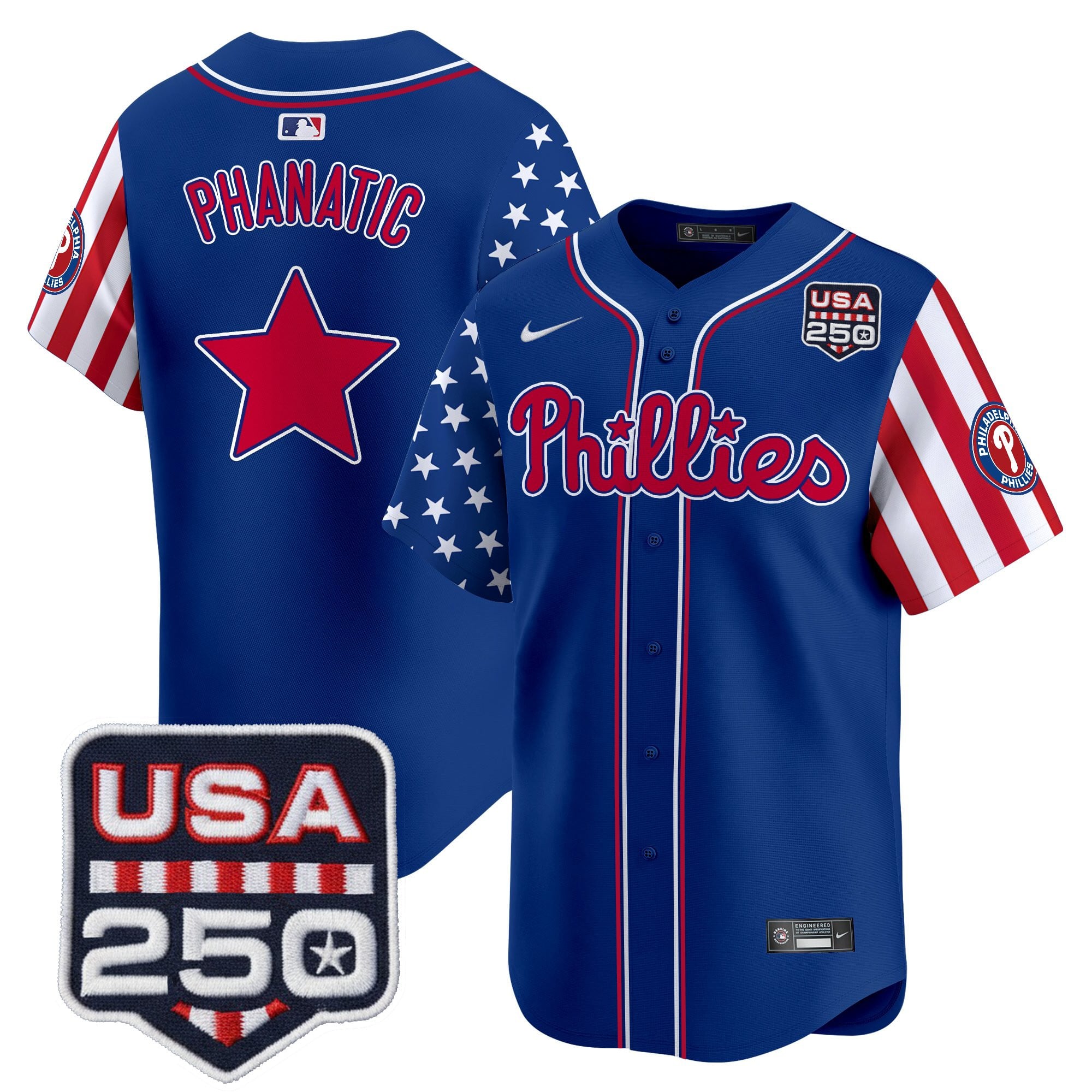 Men's Philadelphia Phillies America250 Edition Vapor Premier Limited Jersey - All Stitched - Image 32