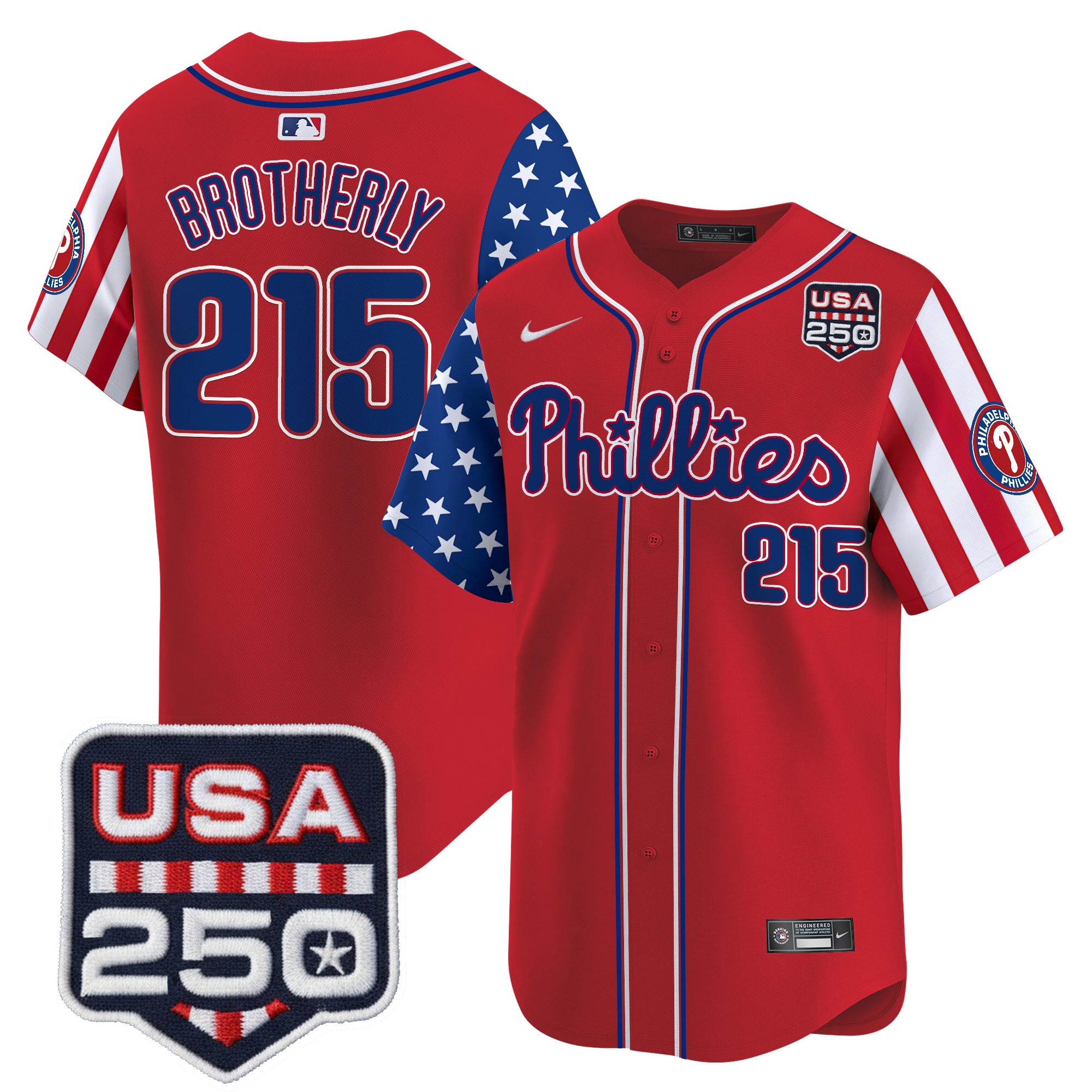 Men's Philadelphia Phillies America250 Edition Vapor Premier Limited Jersey - All Stitched - Image 14