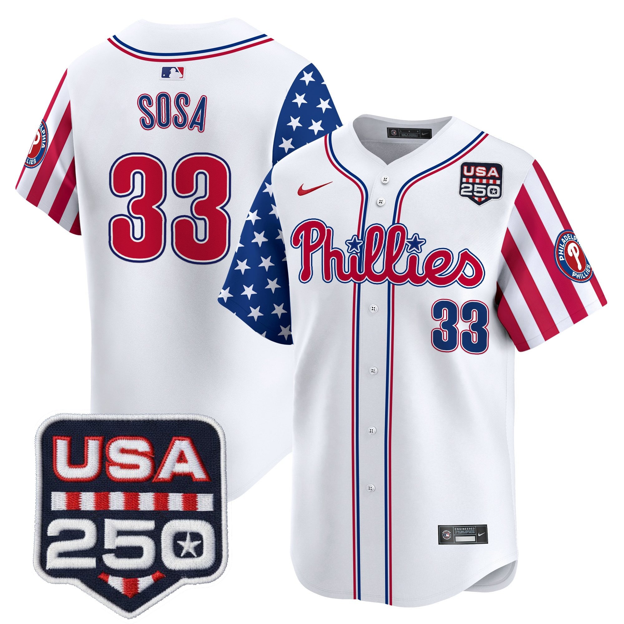 Men's Philadelphia Phillies America250 Edition Vapor Premier Limited Jersey - All Stitched - Image 4