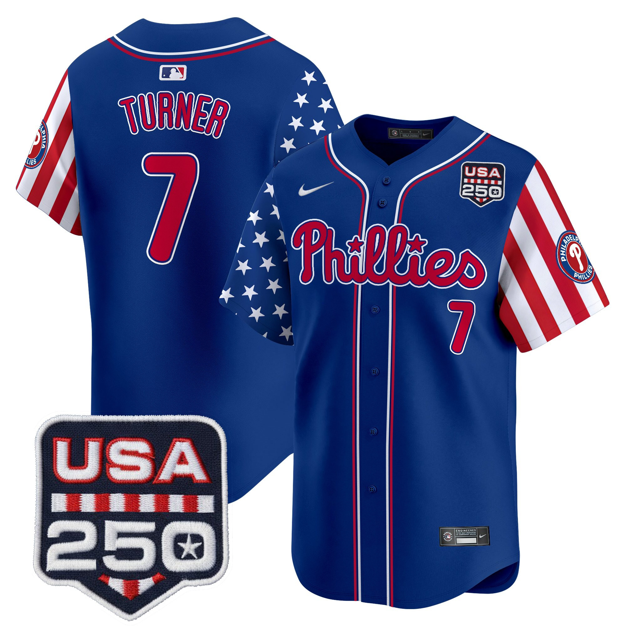 Men's Philadelphia Phillies America250 Edition Vapor Premier Limited Jersey - All Stitched - Image 28