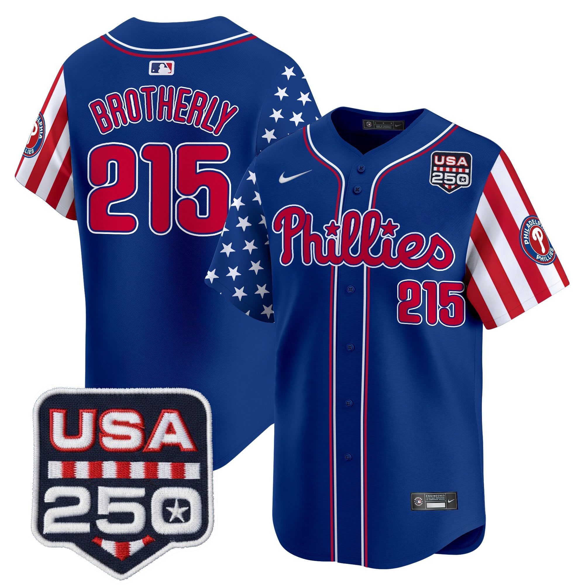 Men's Philadelphia Phillies America250 Edition Vapor Premier Limited Jersey - All Stitched - Image 25