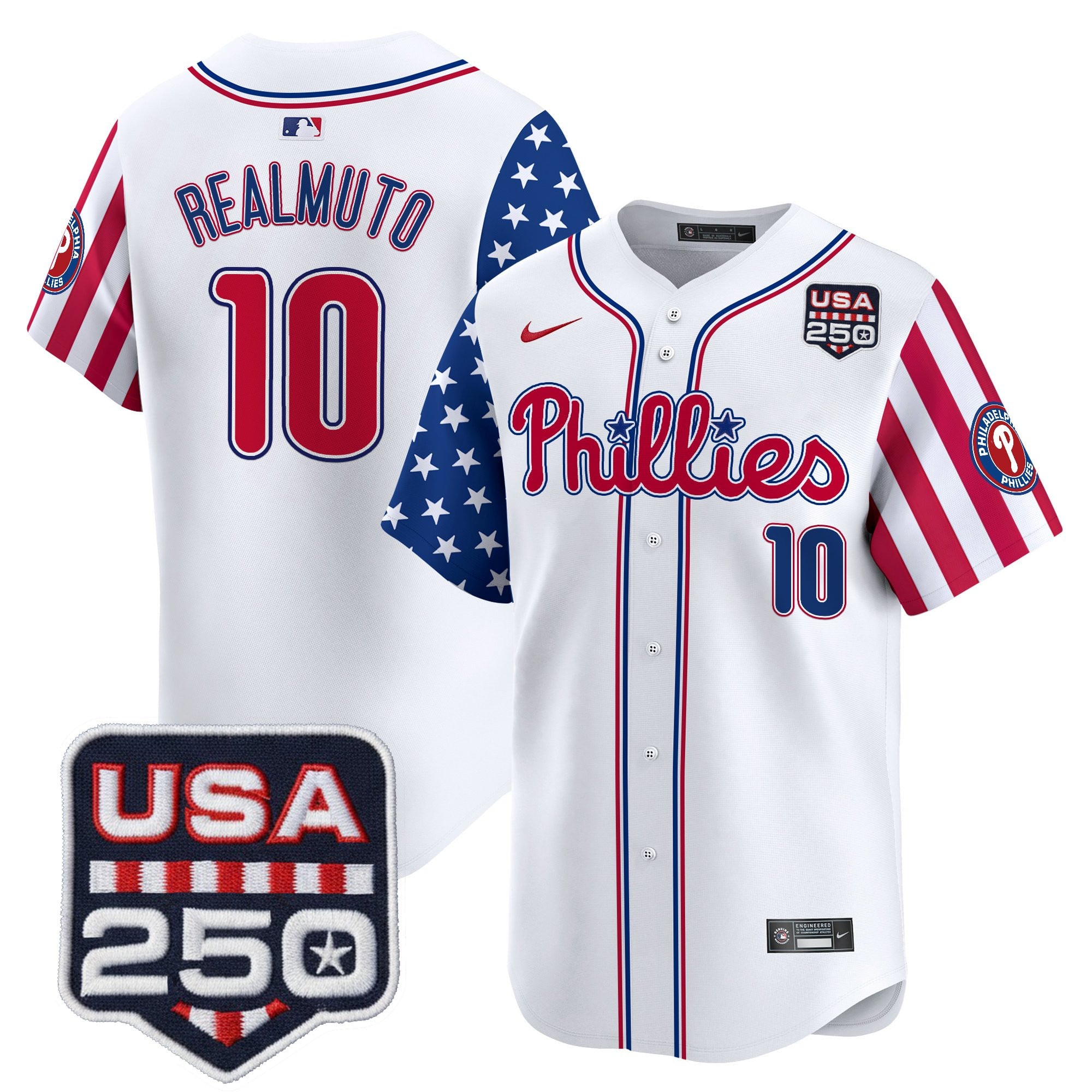Men's Philadelphia Phillies America250 Edition Vapor Premier Limited Jersey - All Stitched - Image 8
