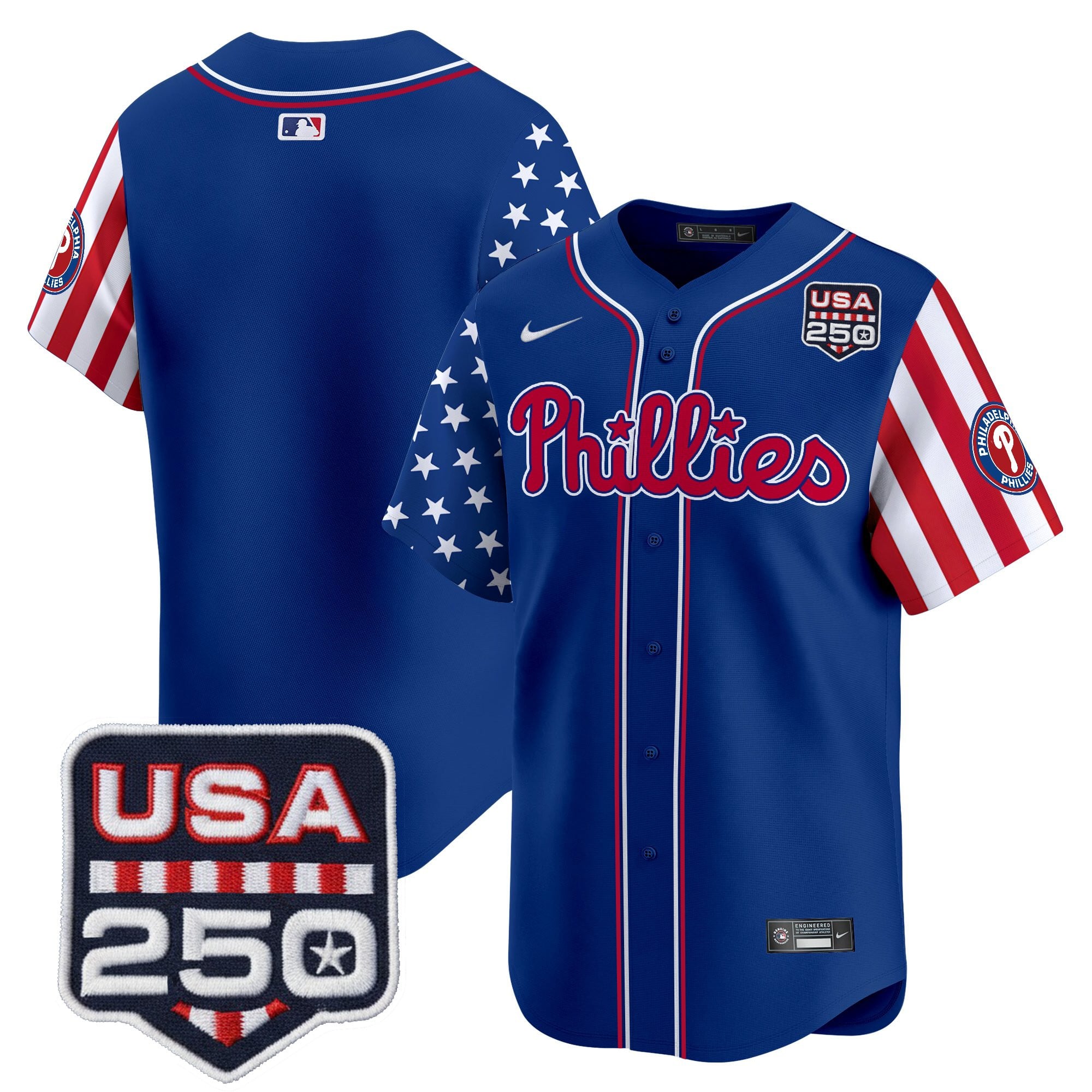 Men's Philadelphia Phillies America250 Edition Vapor Premier Limited Jersey - All Stitched - Image 33