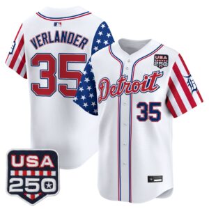Men's Detroit Tigers "America250 Edition" Vapor Premier Limited Jersey - All Stitched