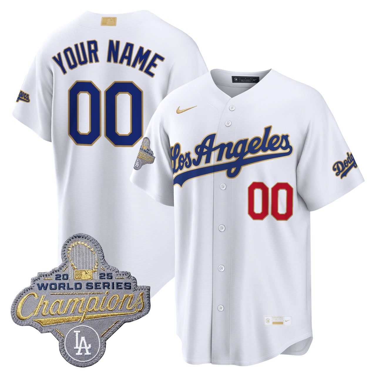 Los Angeles Dodgers Custom Jersey - All Stitched - Image 3