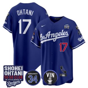 Shohei Ohtani Los Angeles Dodgers Royal Blue Jersey - All Stitched