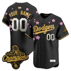 Los Angeles Dodgers "Tokyo Series x Gold Collection" Vapor Premier Limited Custom Jersey - All Stitched