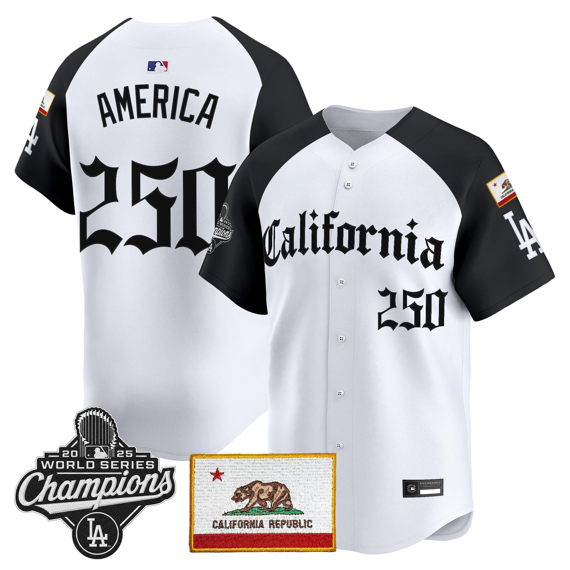 Men's Los Angeles Dodgers "California Gothic Edition" Vapor Premier Limited Jersey - All Stitched - Image 14