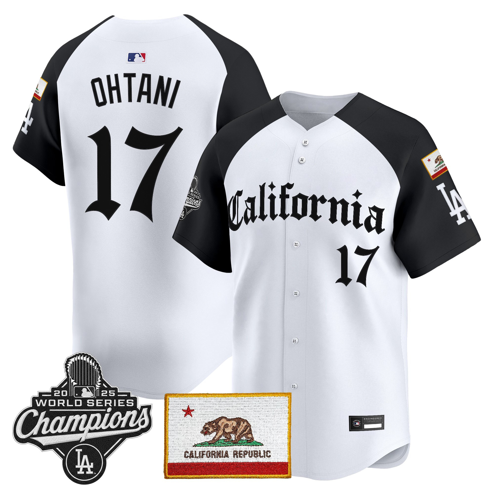 Men's Los Angeles Dodgers "California Gothic Edition" Vapor Premier Limited Jersey - All Stitched - Image 13