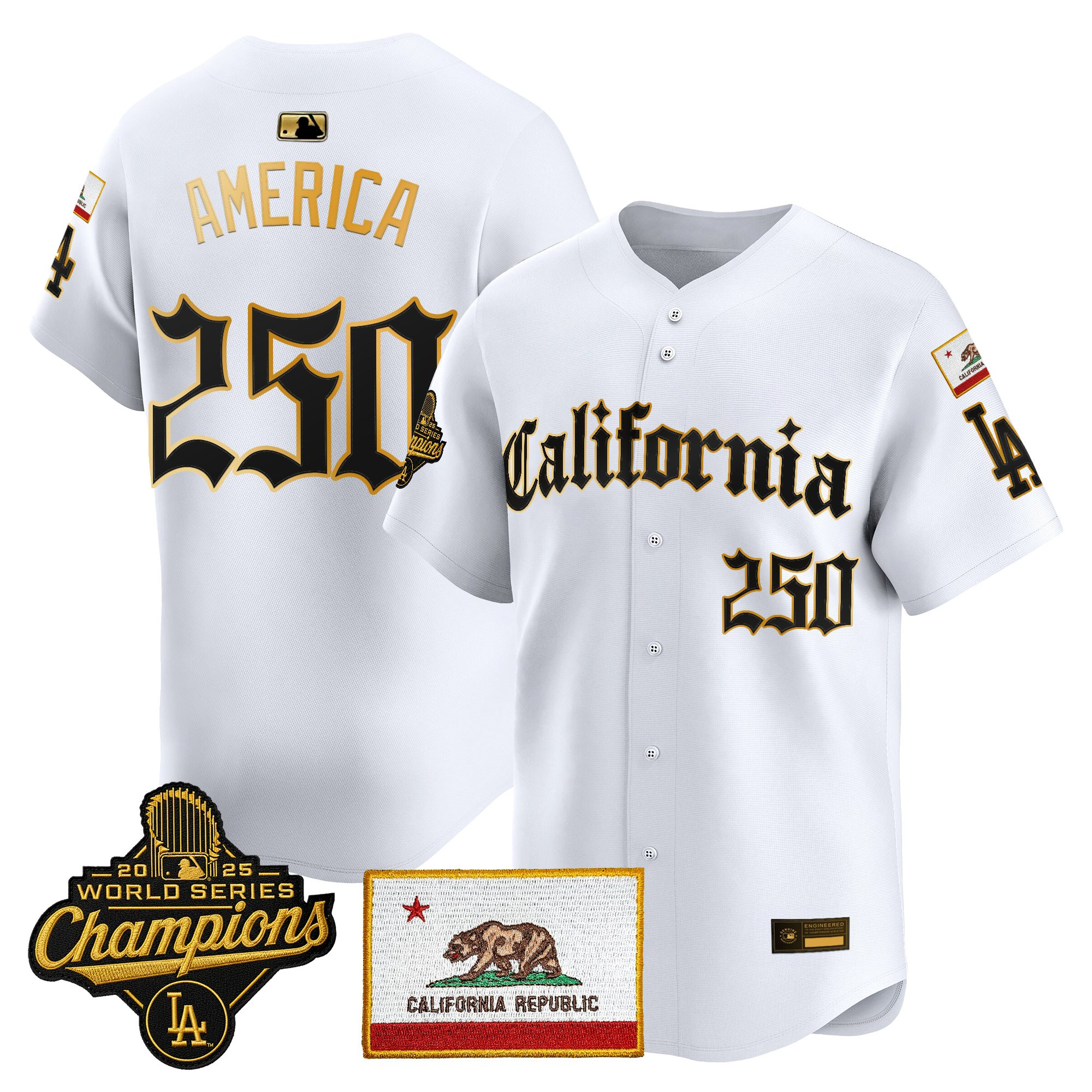 Men's Los Angeles Dodgers "California Gothic Edition" Vapor Premier Limited Jersey - All Stitched - Image 38