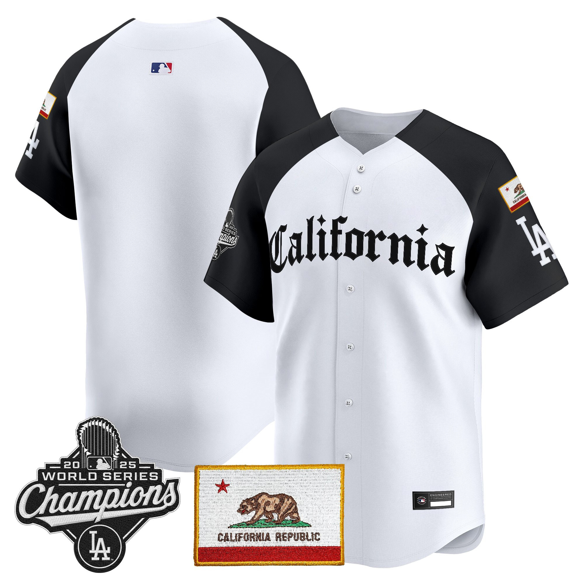 Men's Los Angeles Dodgers "California Gothic Edition" Vapor Premier Limited Jersey - All Stitched - Image 24