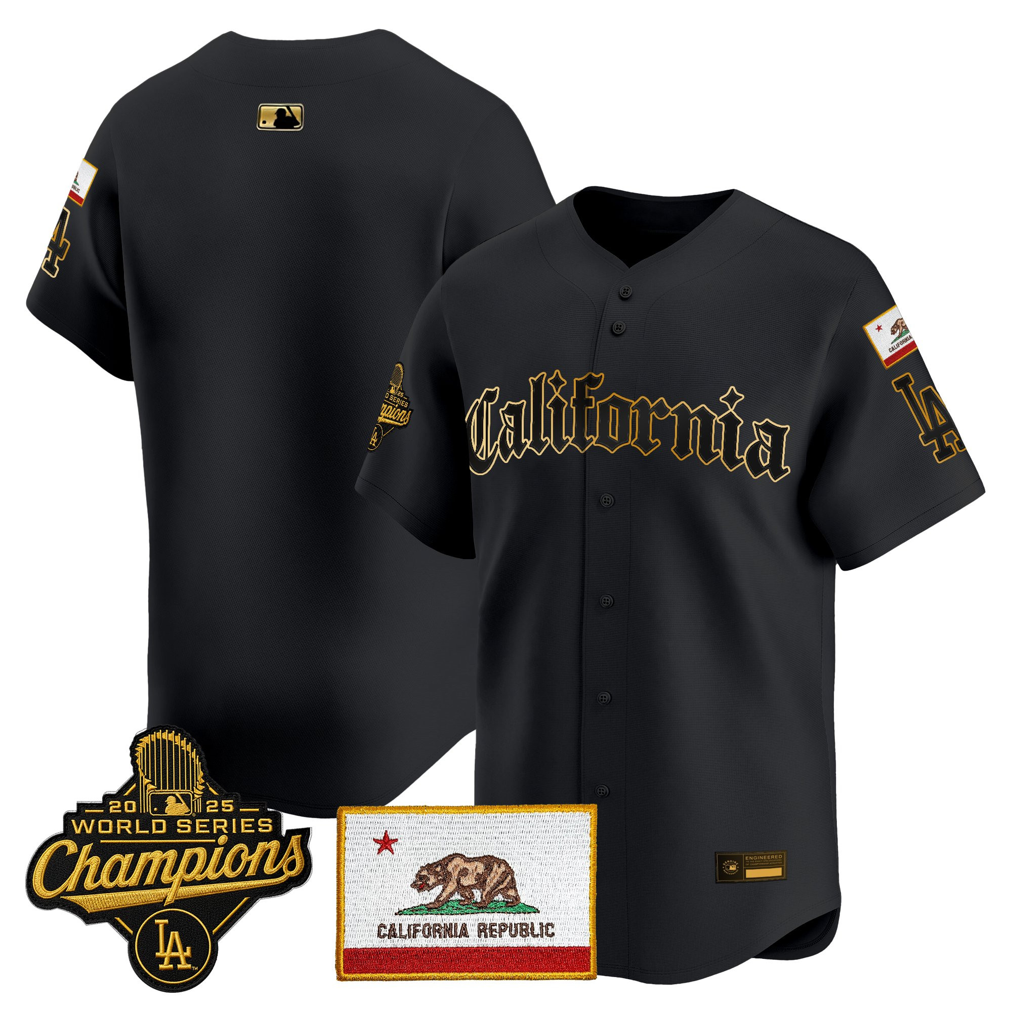 Men's Los Angeles Dodgers "California Gothic Edition" Vapor Premier Limited Jersey - All Stitched - Image 36