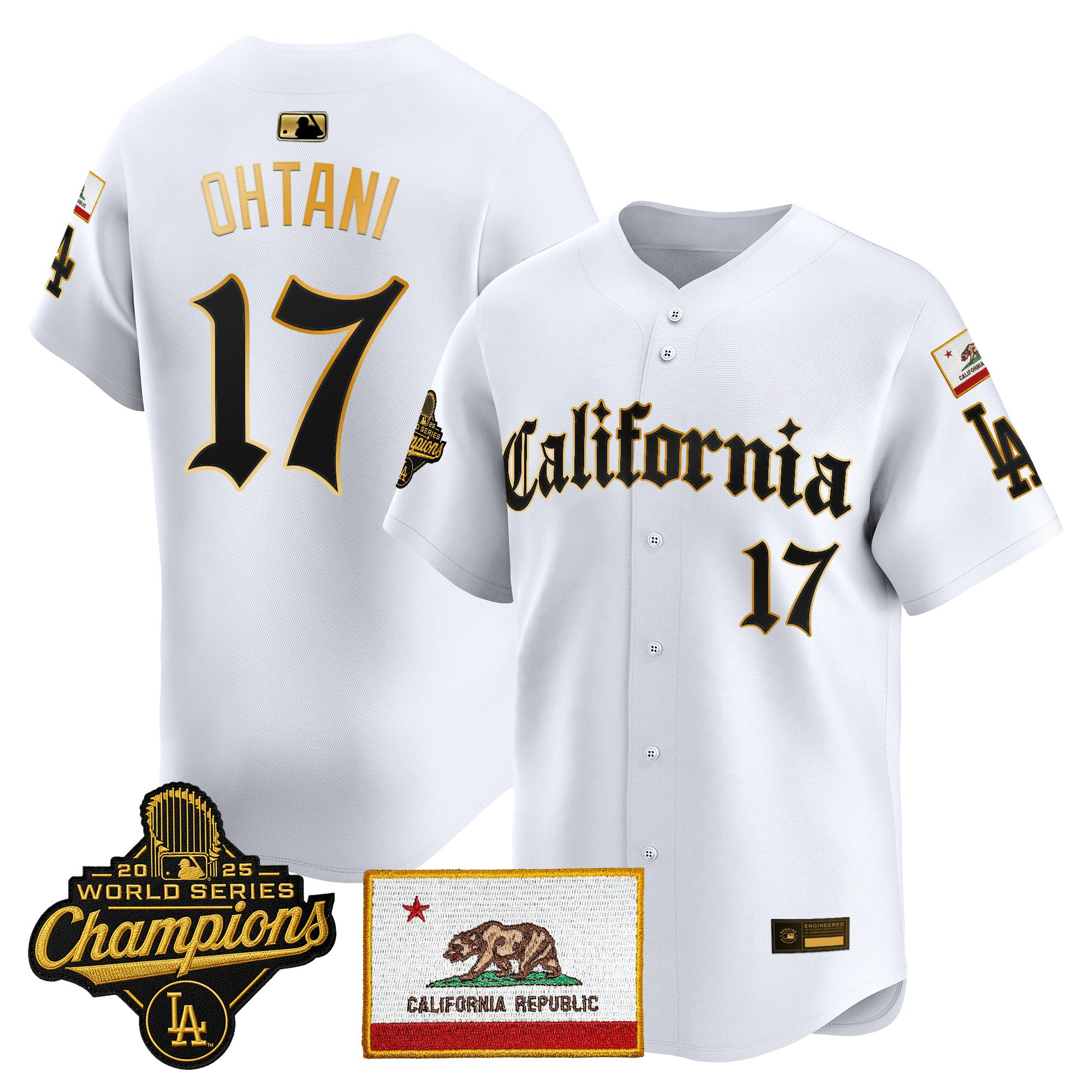 Men's Los Angeles Dodgers "California Gothic Edition" Vapor Premier Limited Jersey - All Stitched - Image 37
