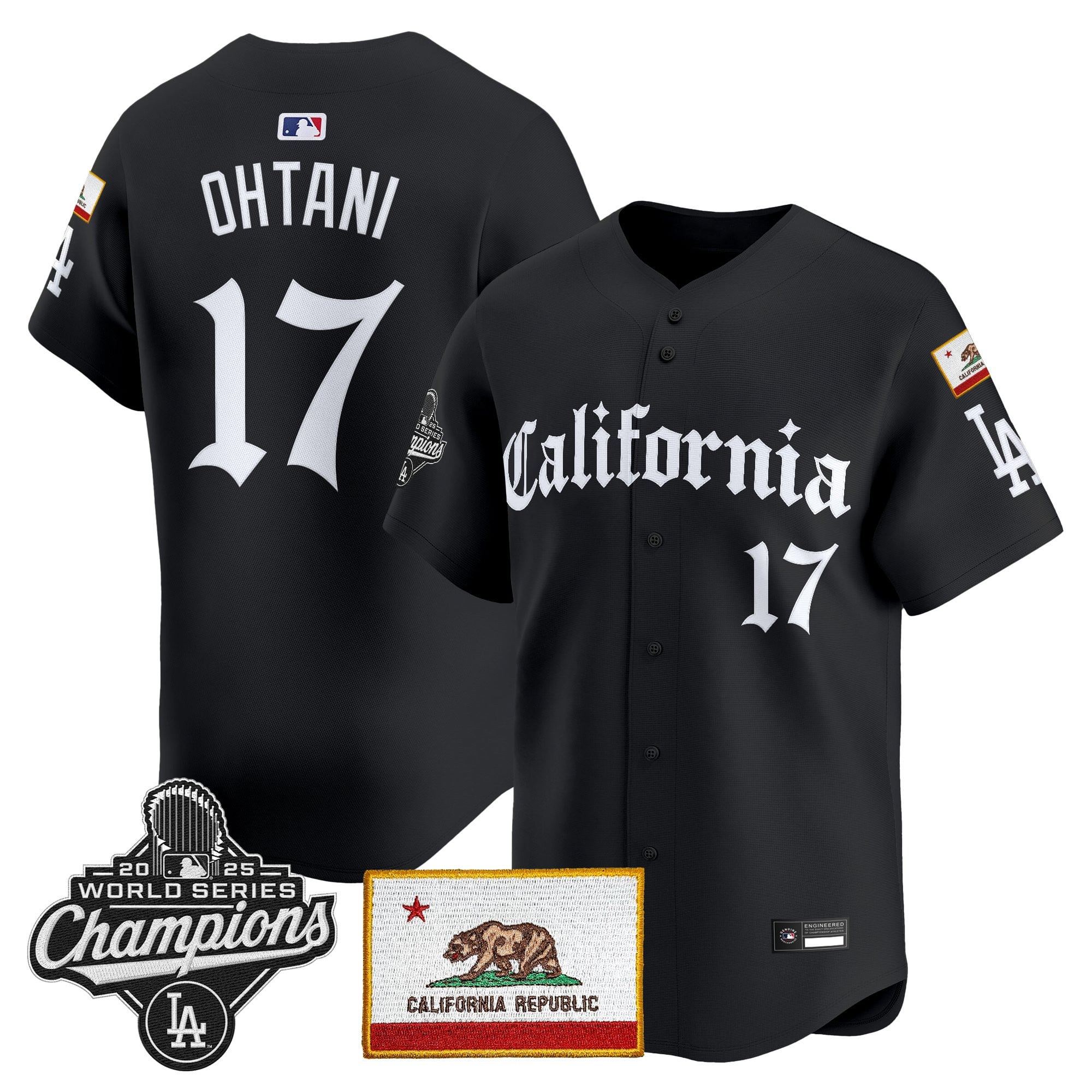 Men's Los Angeles Dodgers "California Gothic Edition" Vapor Premier Limited Jersey - All Stitched