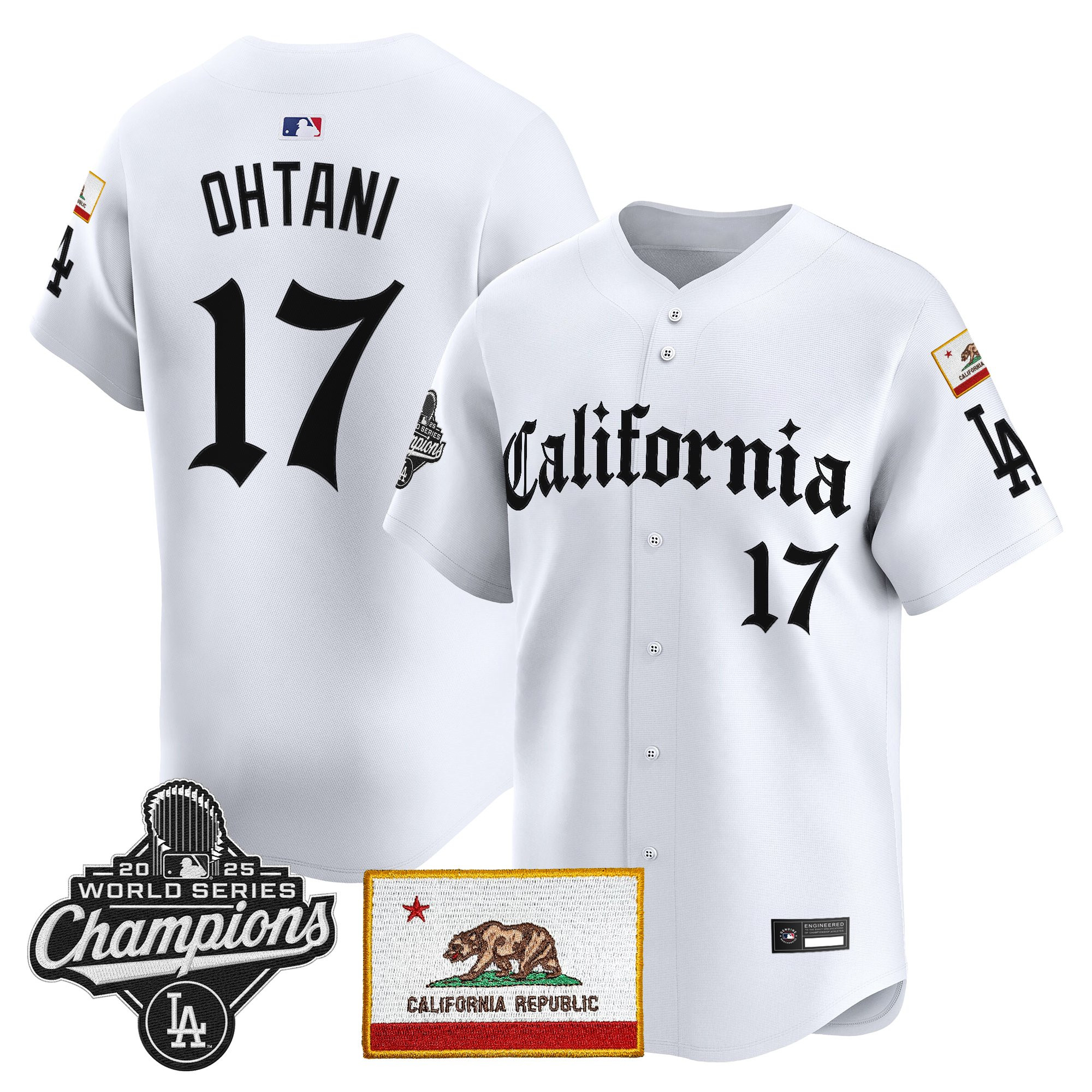 Men's Los Angeles Dodgers "California Gothic Edition" Vapor Premier Limited Jersey - All Stitched - Image 49