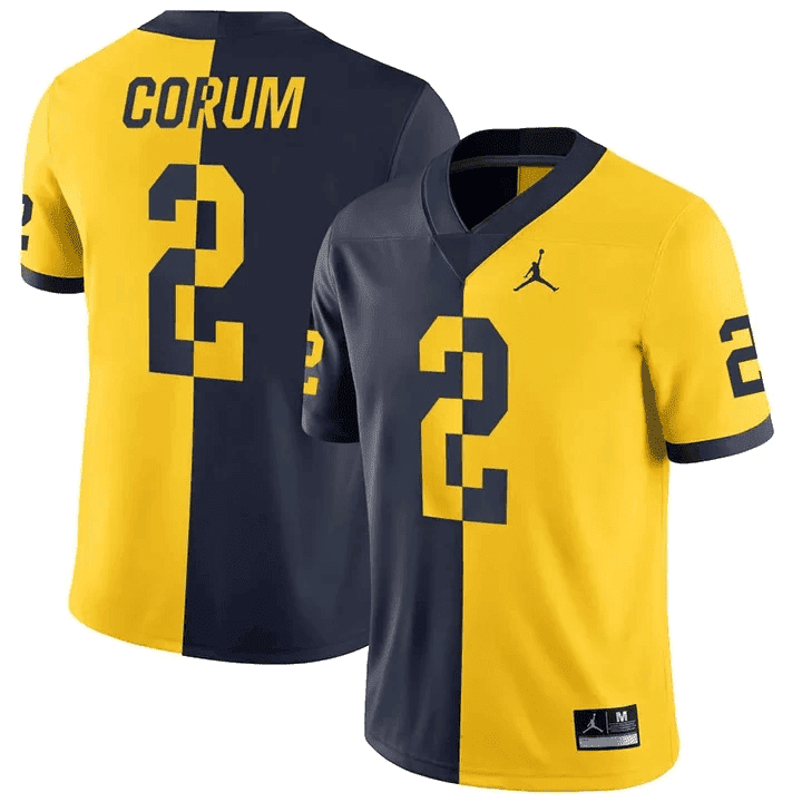 Women's Wolverines Gold & Split Vapor Jersey - All Stitched - Image 26