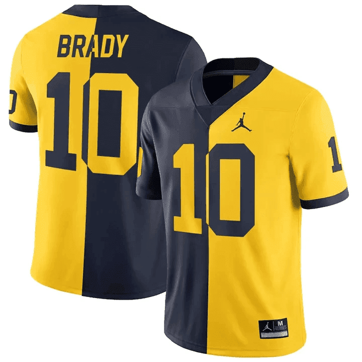 Women's Wolverines Gold & Split Vapor Jersey - All Stitched - Image 29