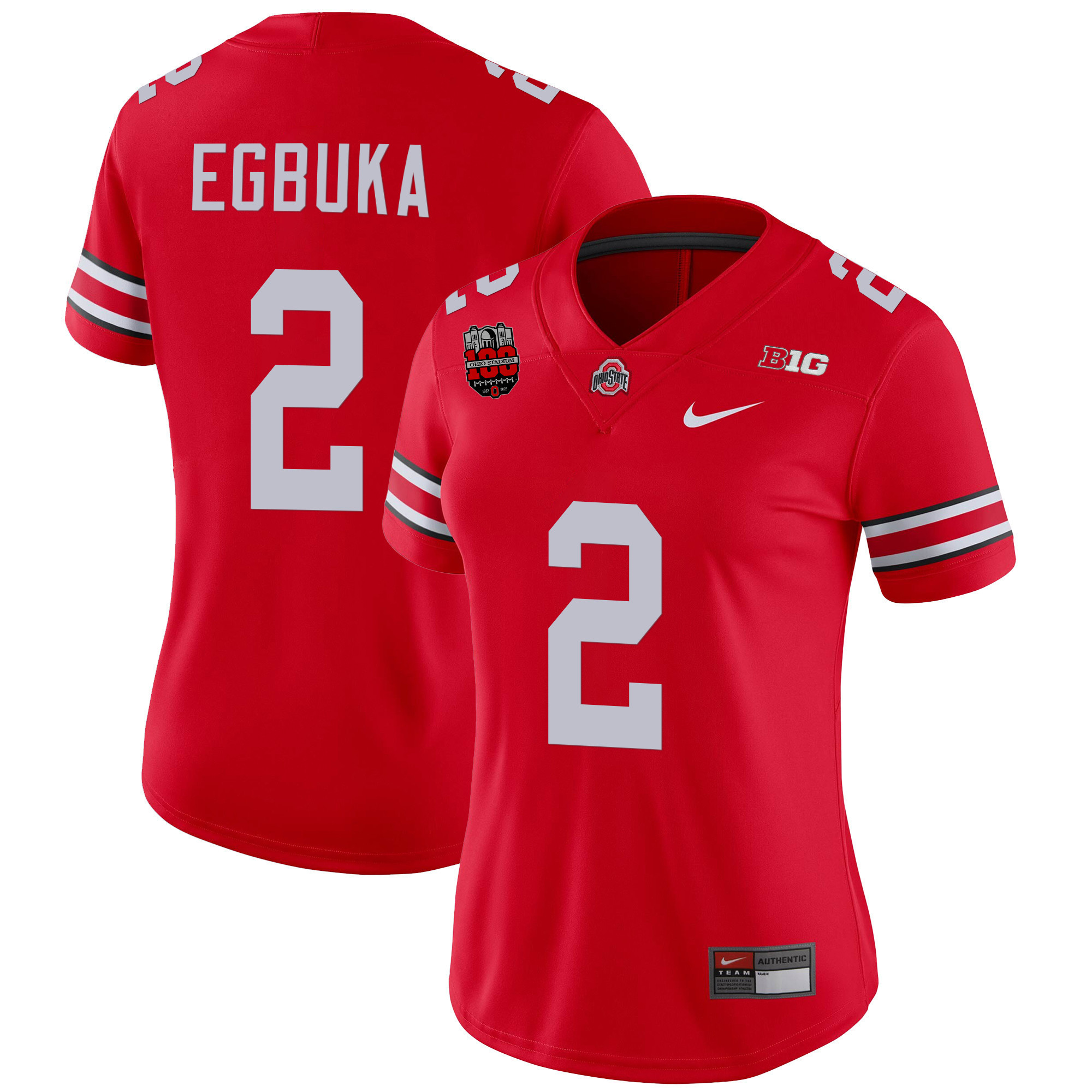 Women's Ohio State Buckeyes Player Jersey - All Stitched - Image 12