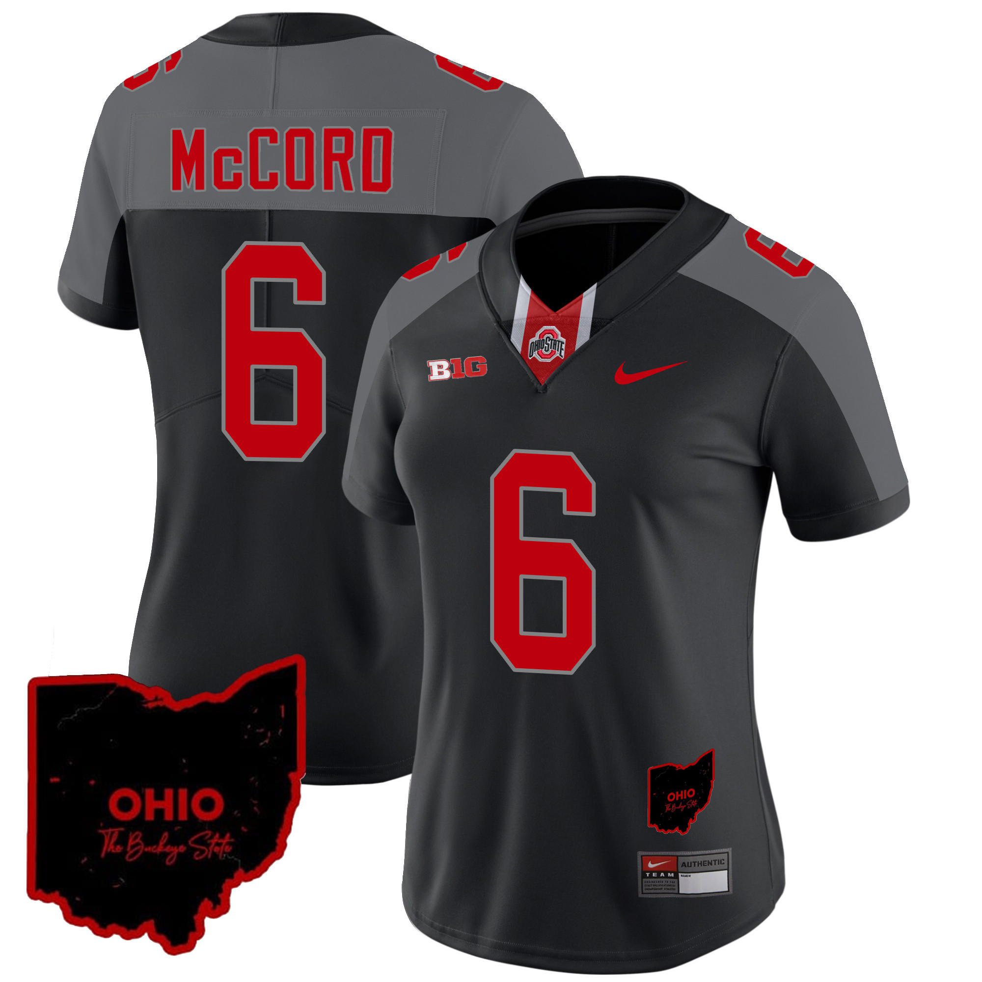 Women's Ohio State Buckeyes 2024 Gray Alternate Jersey - All Stitched - Image 23