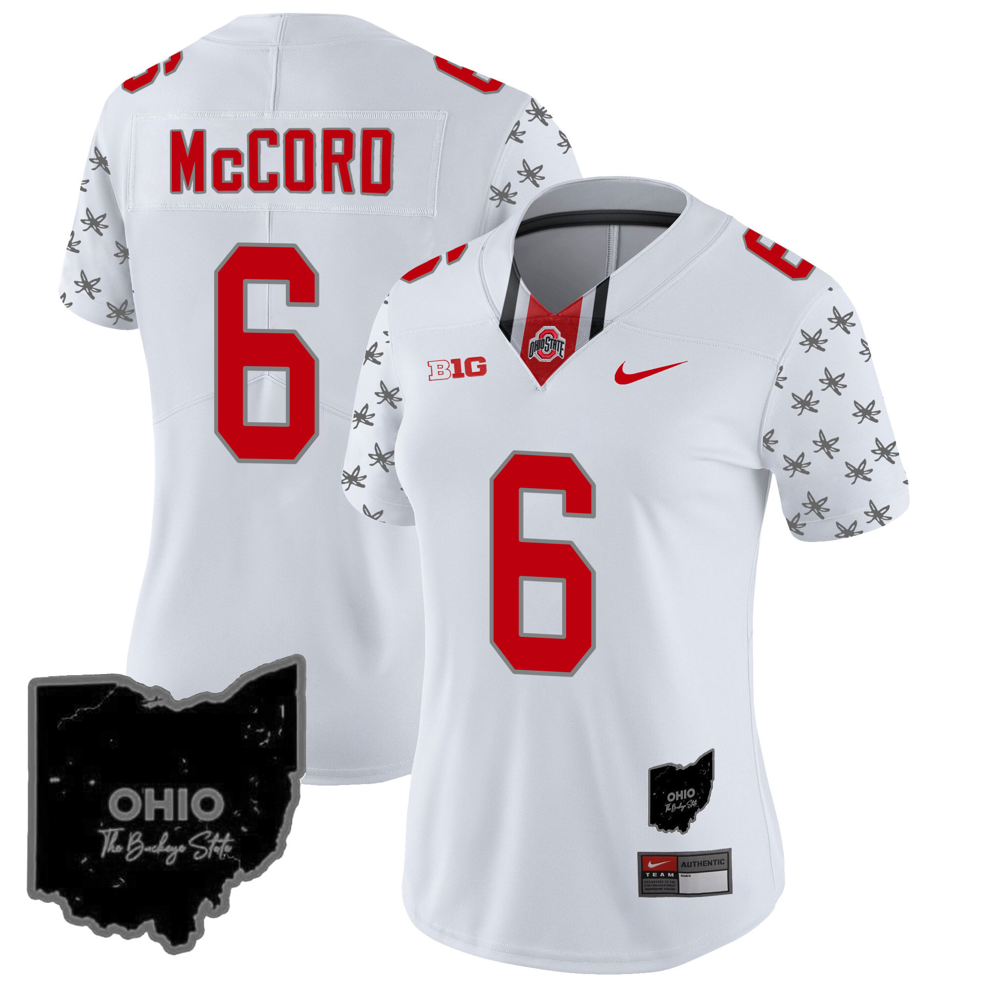 Women's Ohio State Buckeyes 2024 Gray Alternate Jersey - All Stitched - Image 35