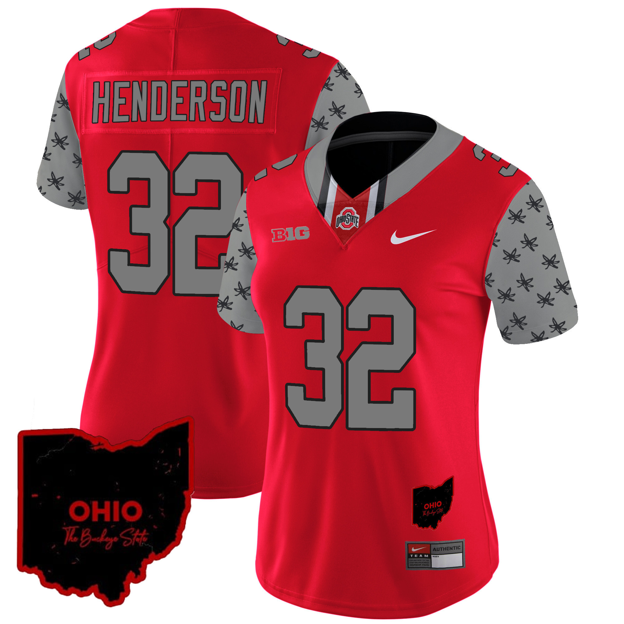 Women's Ohio State Buckeyes 2024 Gray Alternate Jersey - All Stitched - Image 15