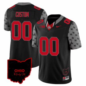 Ohio State Buckeyes 2024 Gray Alternate Custom Jersey - All Stitched