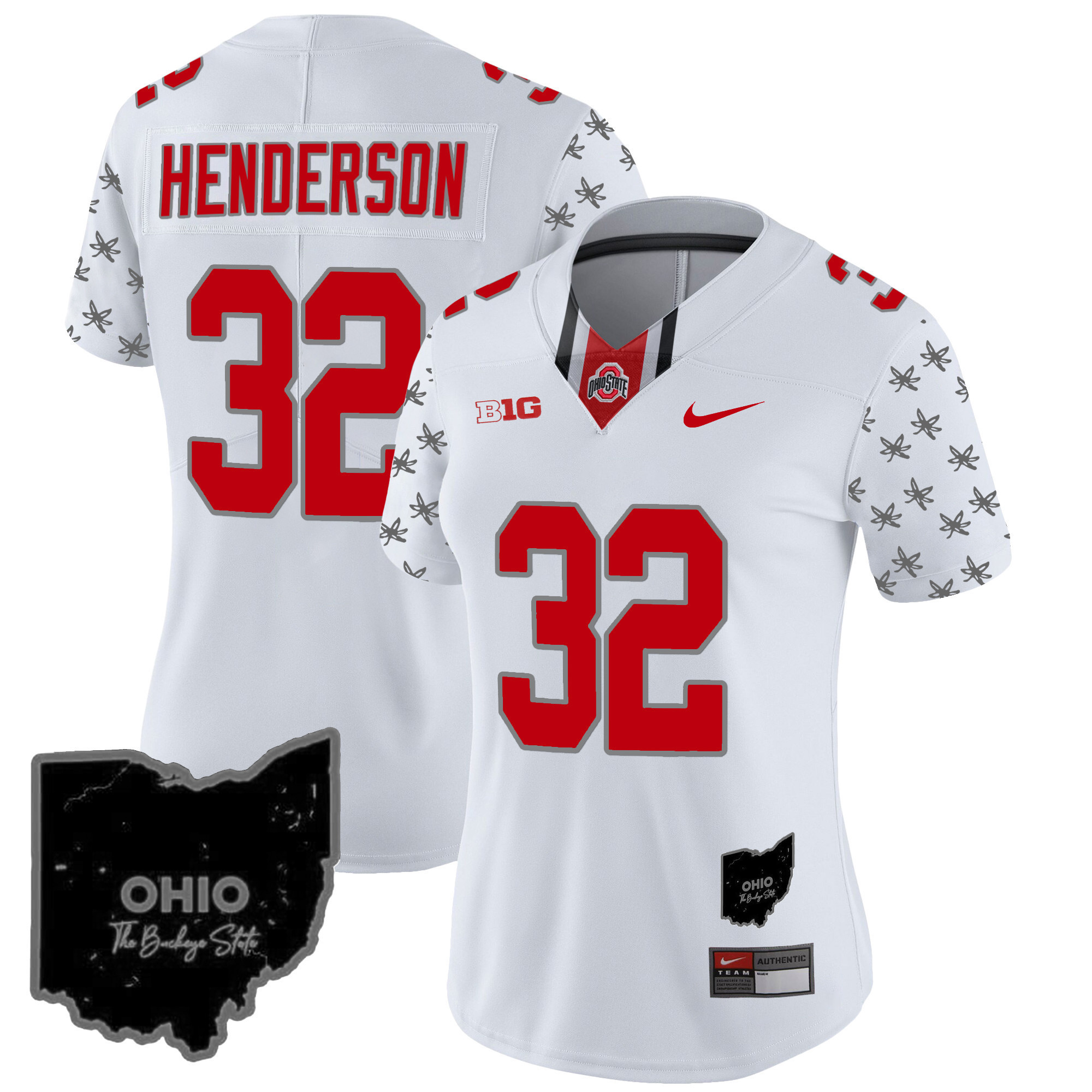 Women's Ohio State Buckeyes 2024 Gray Alternate Jersey - All Stitched - Image 33