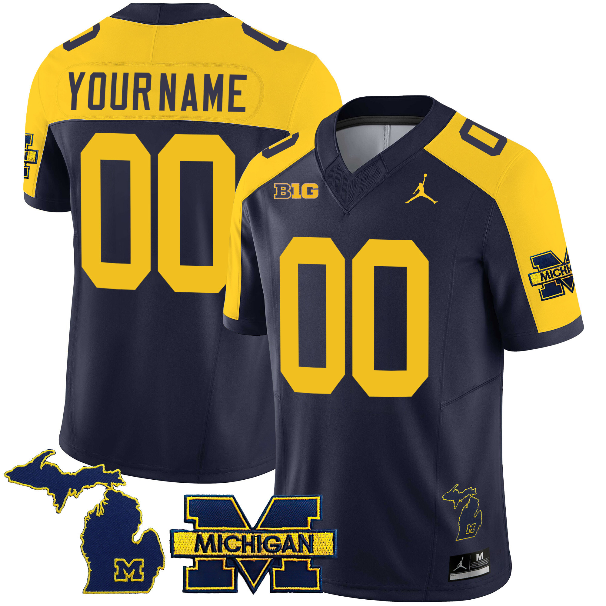 Michigan Wolverines 2023 Special Custom Jersey - All Stitched