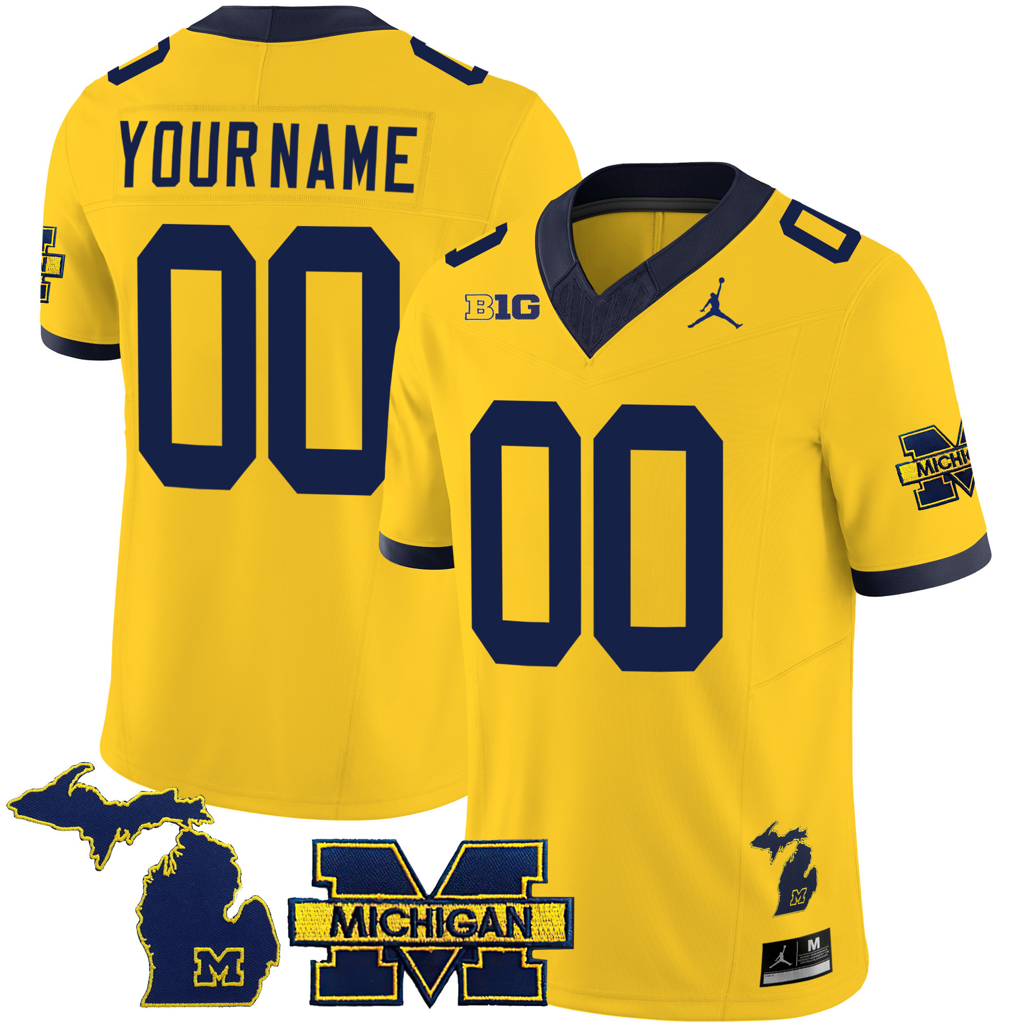 Michigan Wolverines 2023 Special Custom Jersey - All Stitched - Image 5