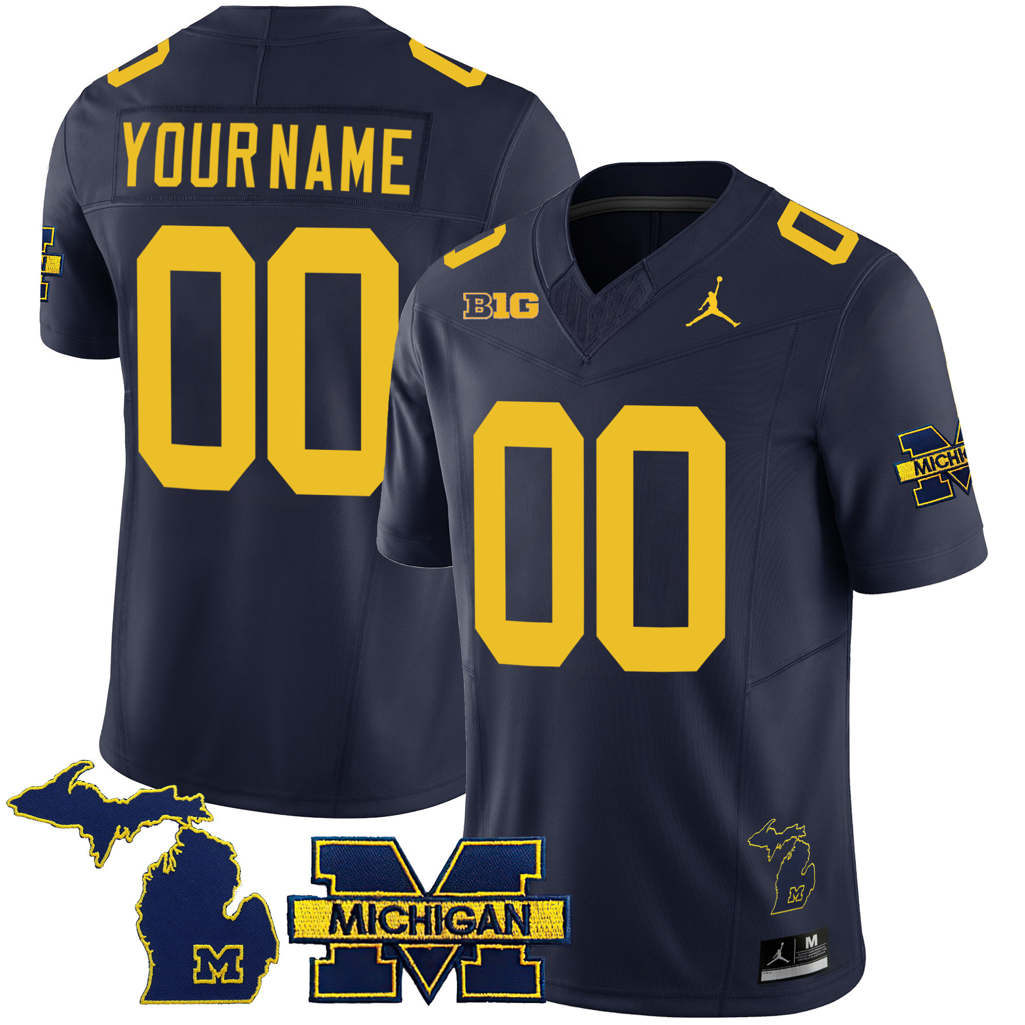 Michigan Wolverines 2023 Special Custom Jersey - All Stitched - Image 6