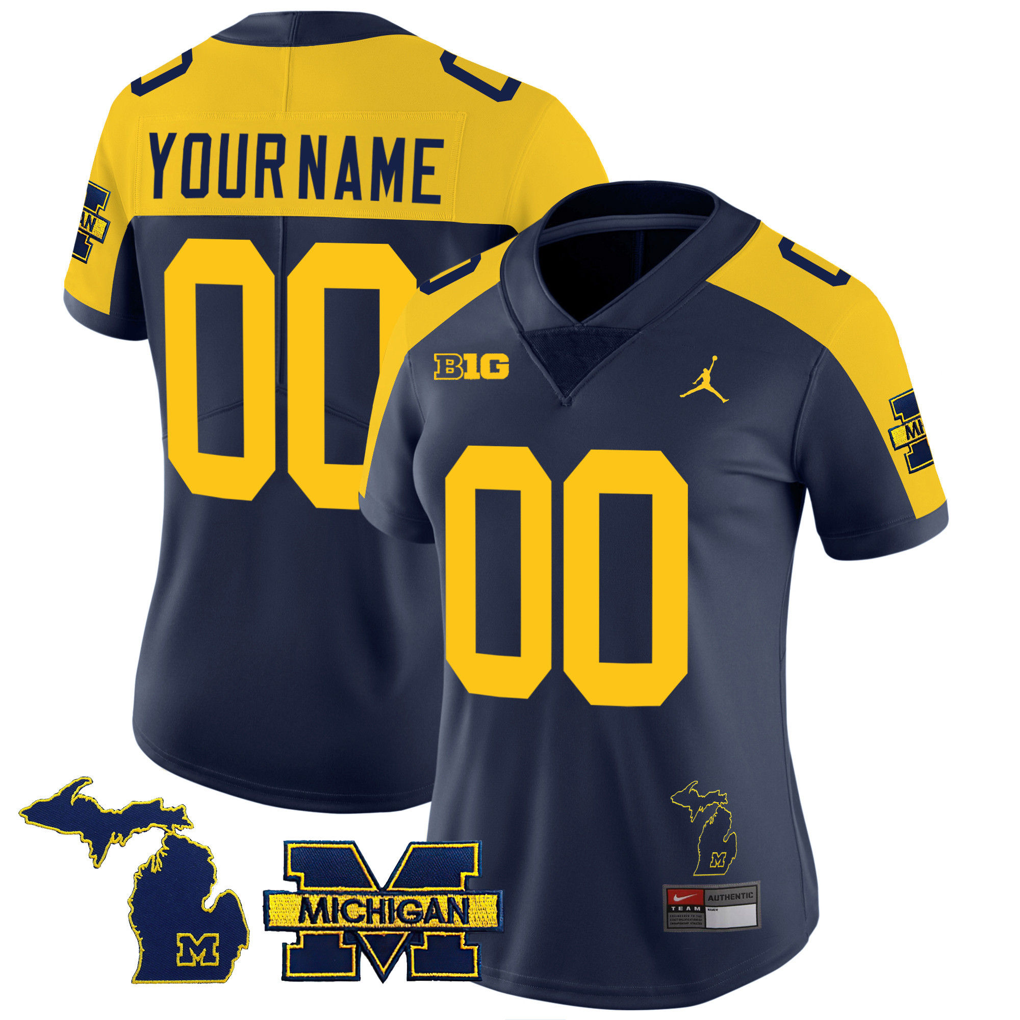 Michigan Wolverines 2023 Special Custom Jersey - All Stitched - Image 8