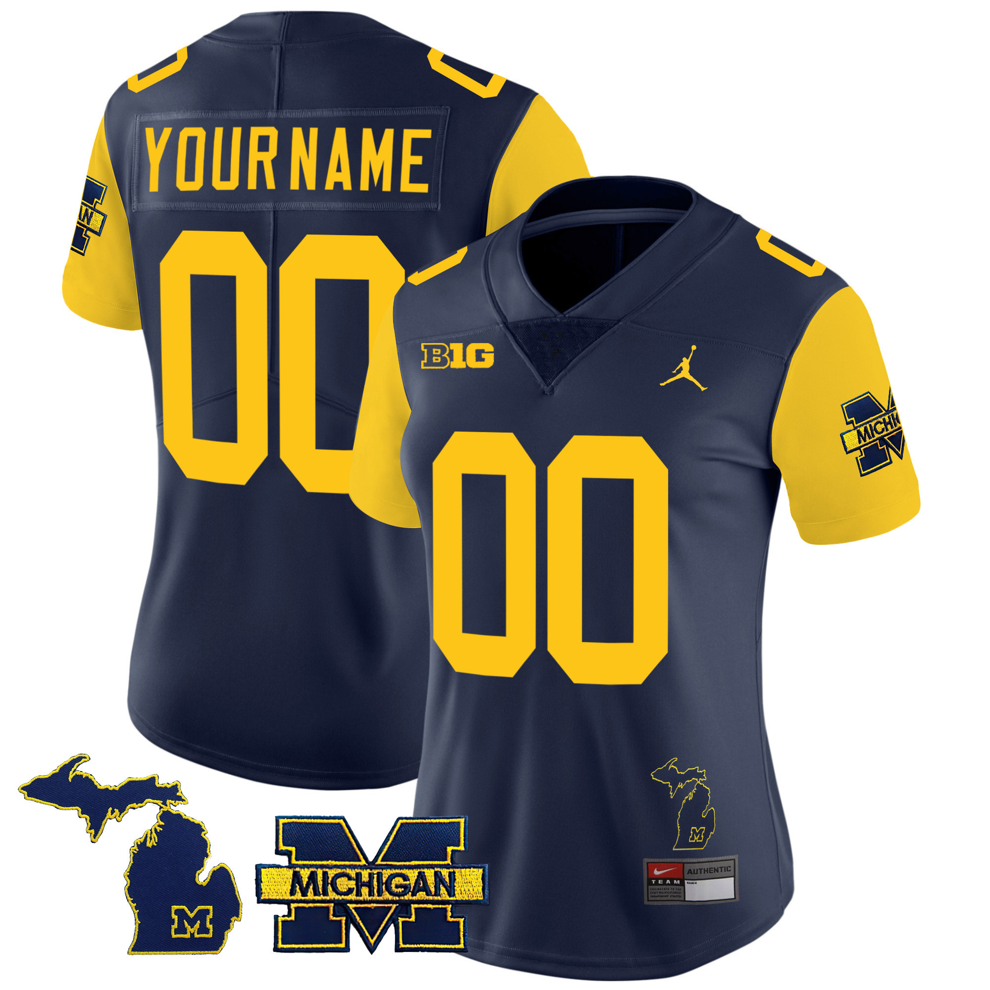 Michigan Wolverines 2023 Special Custom Jersey - All Stitched - Image 11