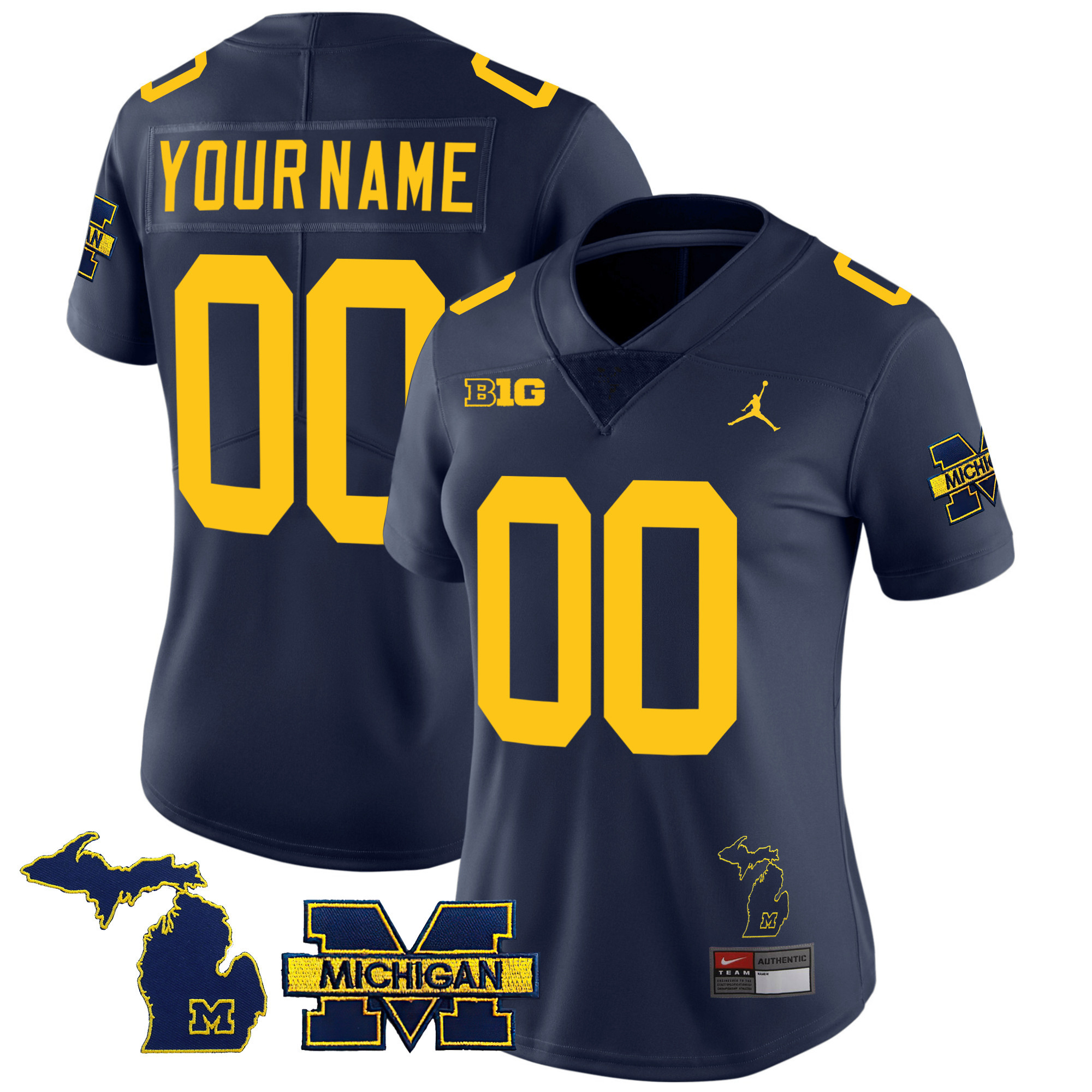 Michigan Wolverines 2023 Special Custom Jersey - All Stitched - Image 13