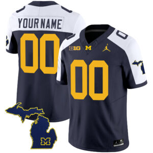 Michigan Wolverines 2023 Special Custom Jersey V2 - All Stitched