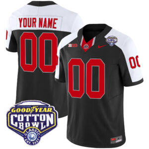 Ohio State Buckeyes Cotton Bowl Patch Vapor Limited Custom Jersey - All Stitched
