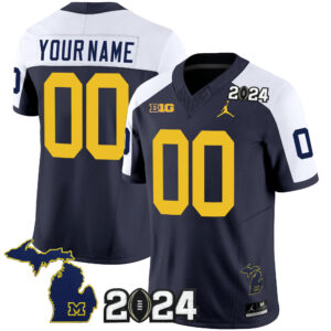 Michigan Wolverines 2024 Vapor Limited Custom Jersey - All Stitched